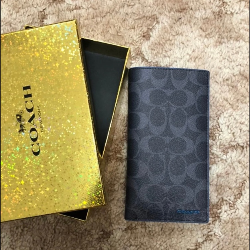 Coach Slim Passport Wallet